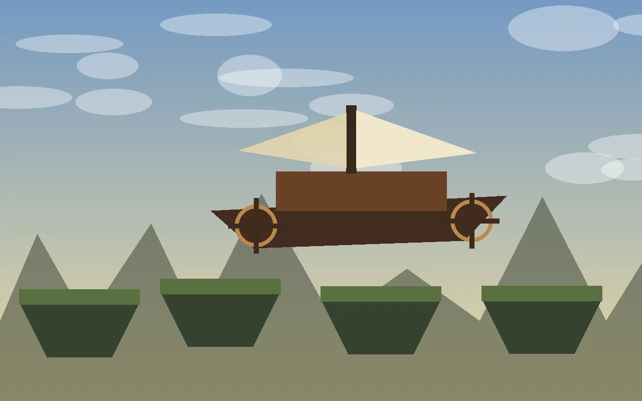 Gameplay-style airship scene for the download guide
